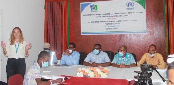 Sensibilisation sur le droit au travail au profit des réfugiés à Djibouti