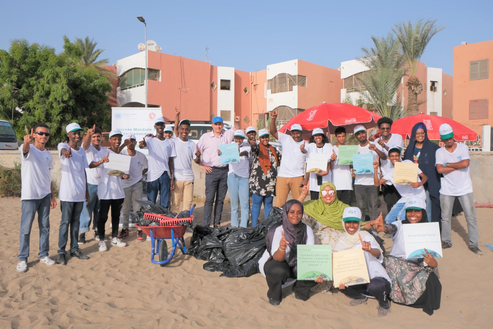 Les Jeunes Se Mobilisent Pour La Journée Mondiale De Lenvironnement à Djibouti Les Nations