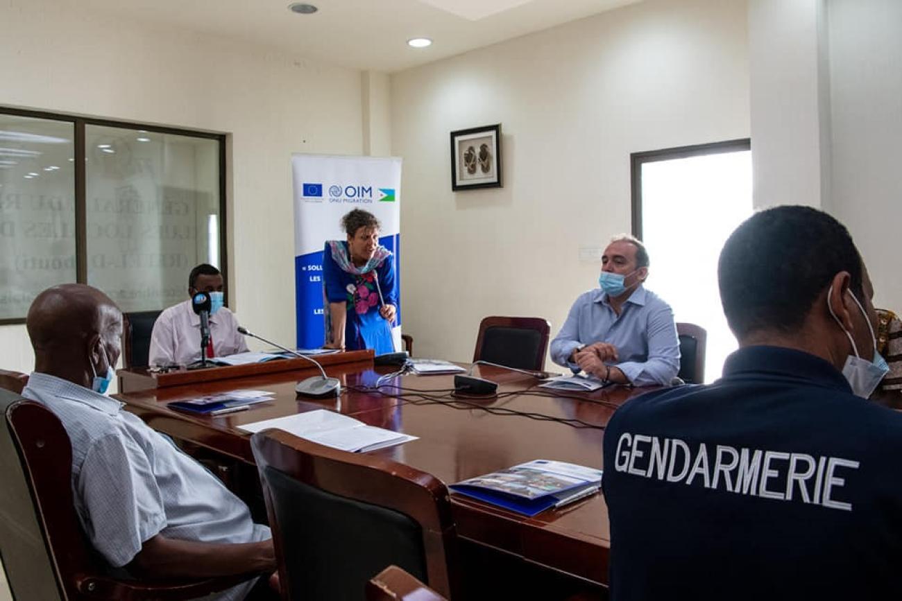 Travaux de l’atelier sur le mécanisme national de référencement pour les migrants vulnérables à Djibouti 