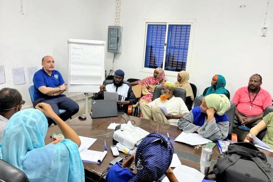 Formation sur la PSEA pour les membres de personnel de l’OIM à Obock